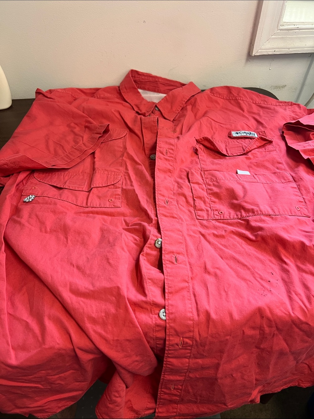 Columbia Salmon Short-Sleeve PFG Fishing Shirt